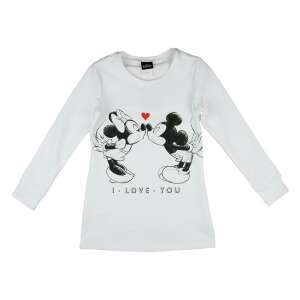 Disney Minnie&Mickey hosszú ujjú lányka tunika - 158-as méret 32181298 Gyerek hosszú ujjú pólók - Lány - Fehér
