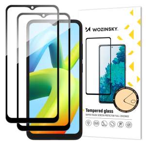 Wozinsky Full Glue Tempered Glass 2x Xiaomi Redmi A2 / Redmi A1 teljes képernyős fekete kerettel fólia 99426307 - Wozinsky