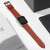 Pasek do Apple Watch Strap Leather dla Apple Watch SE, 8, 7, 6, 5, 4, 3, 2, 1 (41, 40, 38 mm) - Czerwony