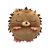 Happy Nappers Hedgehog Pillow - Brown Plush Toy