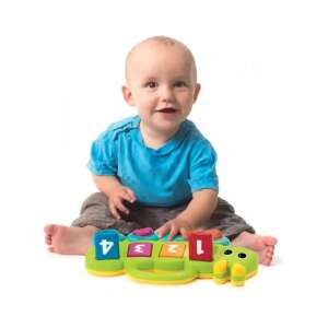 Infantino Light 'n Sound Pop Up Buddy hernyócska játék babáknak - Babajáték