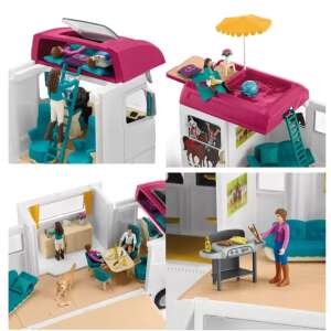 Schleich Horse Transporter and Living Bus Collage - Schleich
