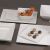 Ambition Porto square dinnerware set, white porcelain plates and bowls