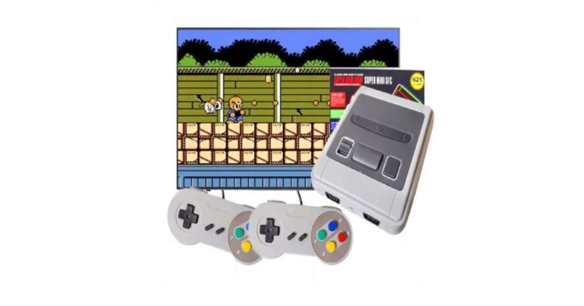 Retro játékkonzol ,620 beépített játékkal ,2 db kontrollerrel 73593874