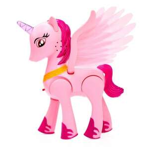 Unikornis, mesebeli szárnyakkal és hangeffektekkel , elemes pegazus, magától sétáló játék
