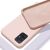 Premium szilikon tok, iPhone 14 Plus, Puder 73602463