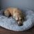 Springos plush Dog bed, size 3XL, 110cm - Grey 75158247