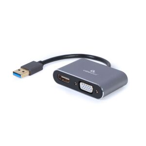 Adapter Gembird USB na HDMI i VGA do podłączania do wyświetlaczy - Gembird