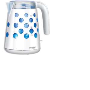 Elektrická kanvica MPM MCZ-86 1.7L biela s modrým bodkovaným vzorom - Varné kanvice, Sendvičovače, Stolné mixéry, Hriankovače a Odšťavovače a lisy