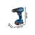 Bosch GSR 185-LI Professional akumulátorový vŕtací skrutkovač, 18V, 2 x 2,0 Ah batéria, nabíjačka, rozmery