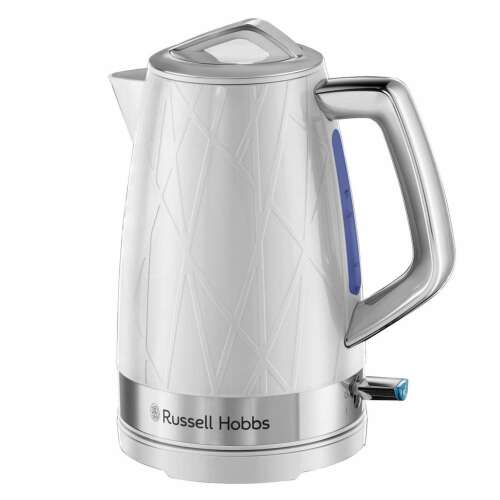 Russell Hobbs Structure biały czajnik z niebieskim światłem, pojemność 1,7 l