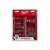 Milwaukee 75 piece Shockwave XL impact driver bit set in a red plastic case