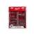 Milwaukee 75 piece Shockwave XL impact driver bit set in a red plastic case