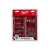 Milwaukee 75 piece Shockwave XL impact driver bit set in a red plastic case