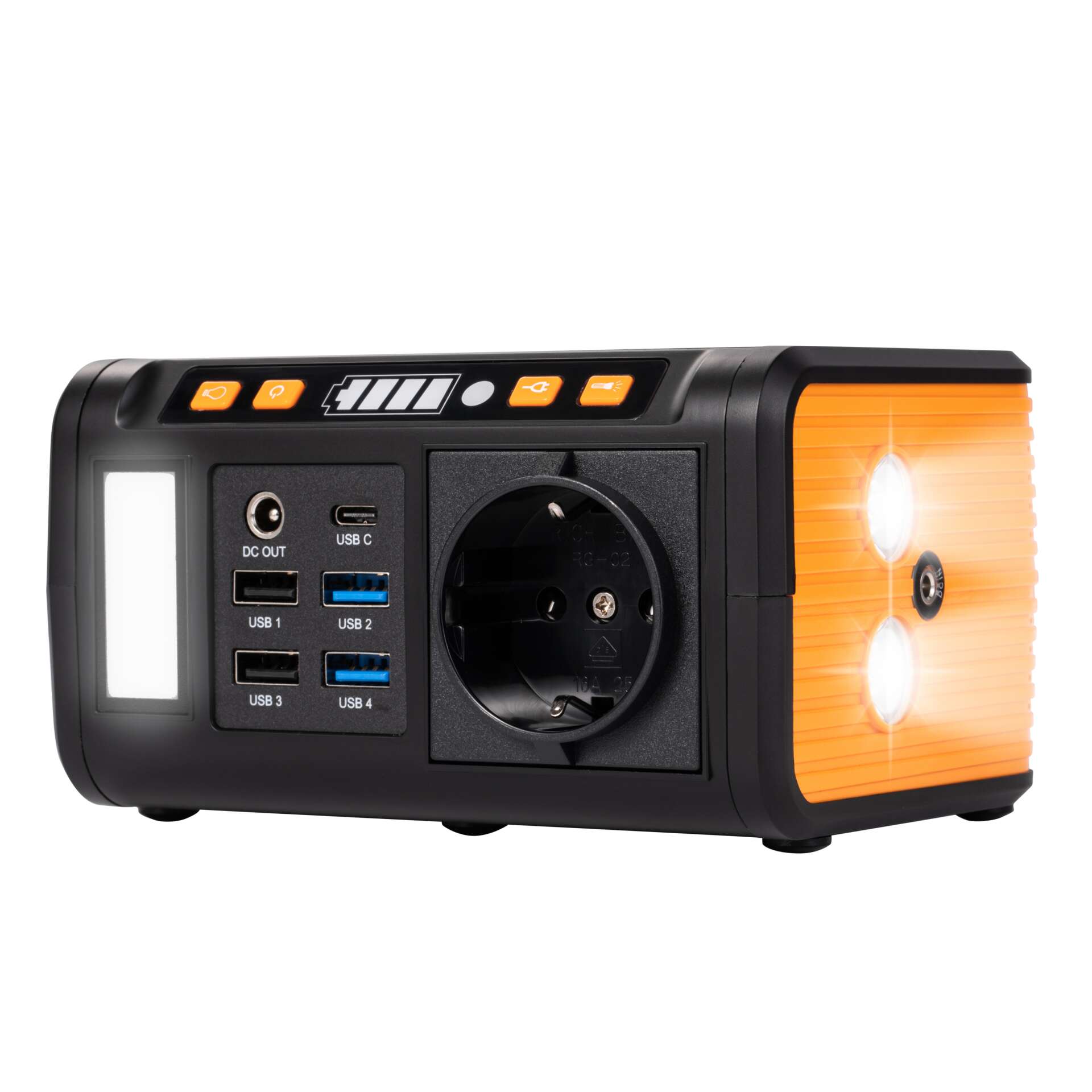 Technaxx tx-205 power bank 20000mah - fekete/narancssárga