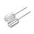 Tristar MX-4201 Hand Mixer Whisk Attachments, two stainless steel whisks for mixing and whipping