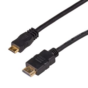 Akyga HDMI to mini-HDMI cable, 1 meter, black - HDMI Cable