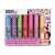 Create It! Scented Lip Gloss Set of 7, 7 different colors and flavors, with glitter, in a clear plastic box