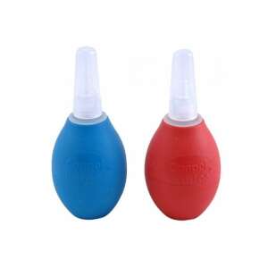 Canpol kézi orrszívó puha és szilárd fejjel - kék és piros - Baba egészség