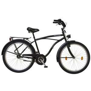 Koliken Cruiser férfi Városi Kerékpár 26" #fekete 32193827 Férfi kerékpár - Csomagtartó