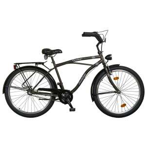Koliken Cruiser Komfort Nexus 3 sebességes férfi Városi Kerékpár 26" #szürke 32193896 Férfi kerékpár - Csomagtartó