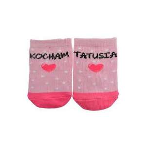 Yo! Baby pamut zokni 3-6hó - rózsaszín mintás/szíves 32899943 Gyerek zokni, térdtappancs