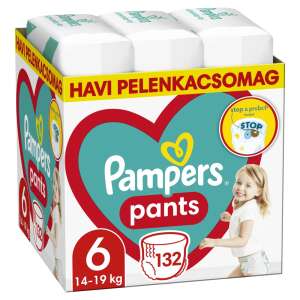 Pampers Pants havi Pelenkacsomag 15kg+ Junior 6 (132db) 47159381 "-25kg"  Pelenkák
