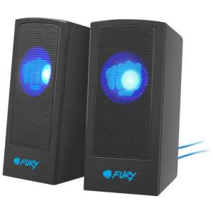 Fury Skyray gamer 2.0 hangszóró, világítással, fekete