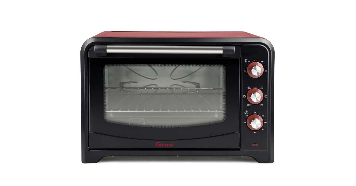 Girmi FE60 grill mini oven #black-red