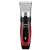 Girmi RC55 hair and beard trimmer, red and silver, cordless and corded