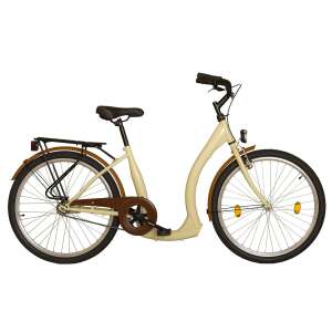 Koliken Hunyadi Contrast Bicicleta urbană cu cadru gros pentru femei 26" #brown-beige