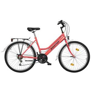 Koliken Biketek Oryx ATB női Városi Kerékpár 26" #piros 32195590 Női kerékpár - Világítás