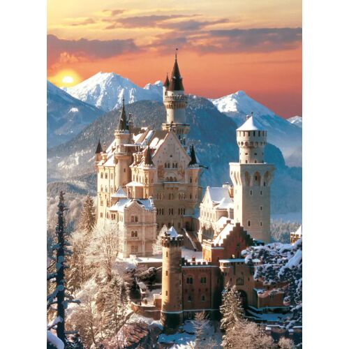 Detailed view of Neuschwanstein Castle puzzle image