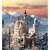Clementoni Neuschwanstein Castle 1500 piece jigsaw puzzle, featuring a stunning sunset view of the castle in the Bavarian Alps