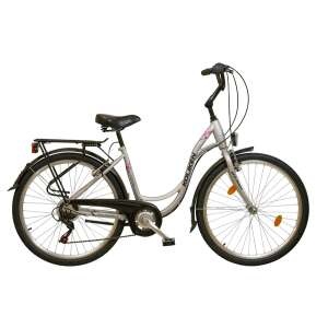 Koliken SweetBike SX6 női Városi Kerékpár 26" #ezüst 32196609 Női kerékpár - Világítás