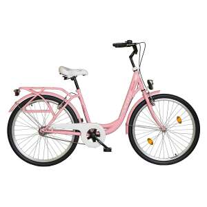 Koliken Ocean kontrás női Városi Kerékpár 26" #rózsaszín 32196652 Női kerékpár - Világítás