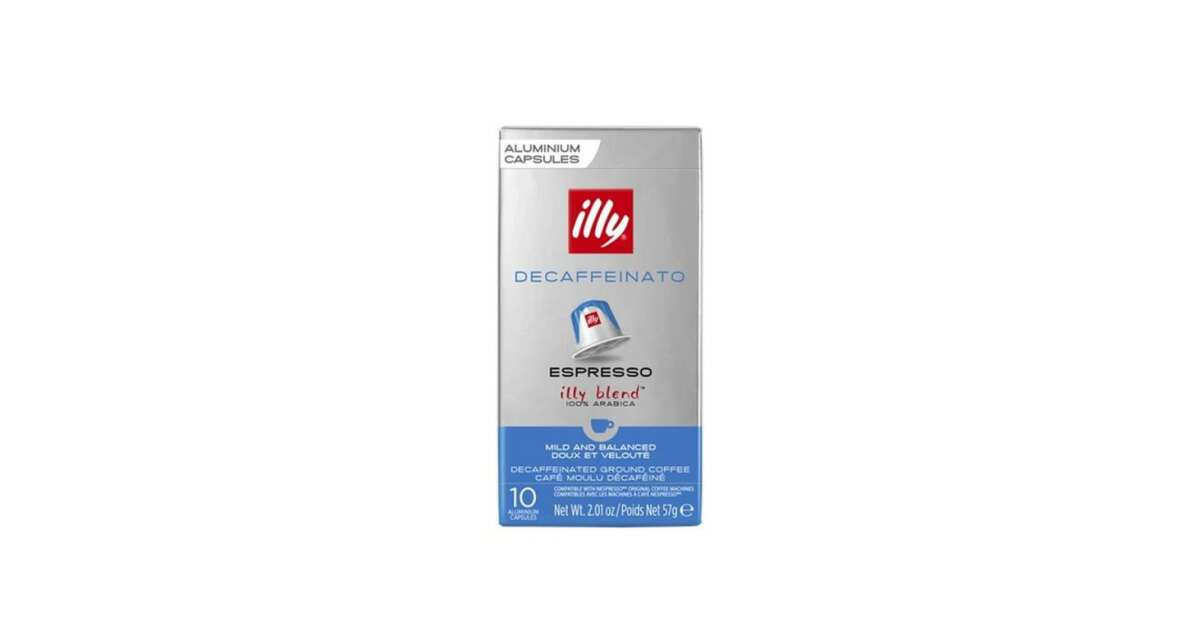 Illy Decaffeinato Espresso Blend Decaf Coffee Capsules 10pcs