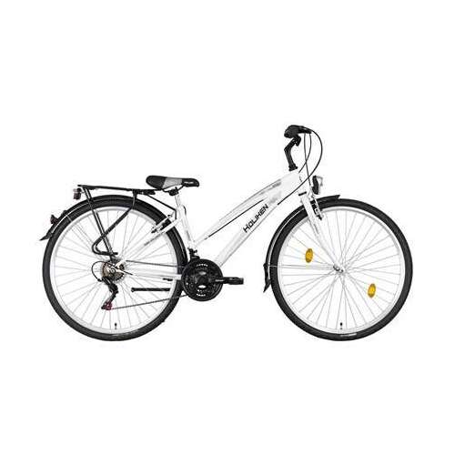 Koliken Gisu női trekking kerékpár, fehér, 28 colos kerekekkel