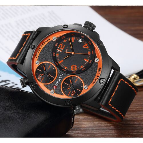 CURREN Triple Time Exclusive Férfi Karóra 147024297