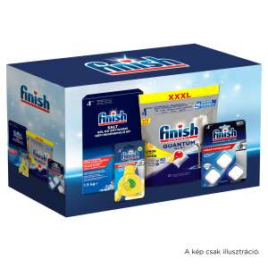 Finish Quantum Dishwasher Routine Pack cu tabletă de curățare