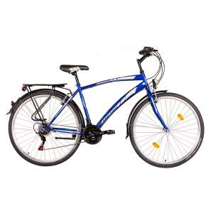 Koliken Gisu váltós férfi Trekking Kerékpár 28" #kék 32196862 Férfi kerékpár - Csomagtartó