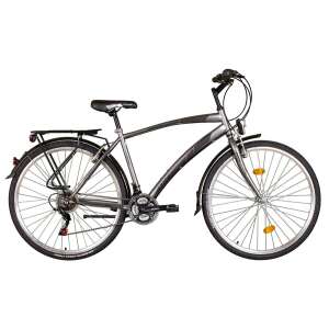 Koliken Gisu váltós férfi Trekking Kerékpár 28" #szürke 32196870 Férfi kerékpár - Csomagtartó