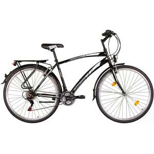 Koliken Gisu váltós férfi Trekking Kerékpár 28" #fekete  32198762 Férfi kerékpár - Csomagtartó