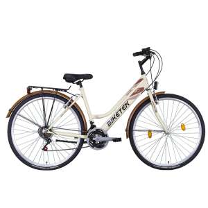 Koliken Biketek Maxwell getriebenes Damen Trekking Fahrrad 28" #beige