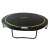 Pepita 244cm Premium Trampoline, black jumping mat