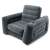 Intex 2-in-1 inflatable armchair, gray, with cup holder