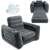 Intex 2-in-1 inflatable armchair, gray, with instructions