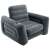 Intex 2-in-1 inflatable armchair, gray, with cup holder
