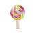 Intex inflatable pool float, shaped like a giant lollipop, colorful, for adults and kids