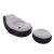 Intex Ultra Lounge inflatable chair with ottoman, gray and black